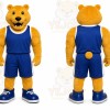 Yellow Bear Mascot Costume for Sports Events
