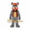 Gray Mouse Mascot Costume for Restaurant Promotions