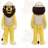 Yellow Lion Mascot Costume for Children's Events