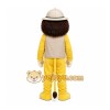 Yellow Lion Mascot Costume for Children's Events