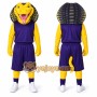 Yellow Cobra Mascot Costume for Sports Events