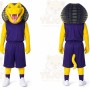Yellow Cobra Mascot Costume for Sports Events