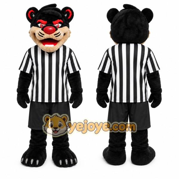 Black Panther Mascot Costume for Sports Events