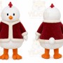 White Chicken Mascot Costume for Holiday Events