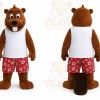Brown Beaver Mascot Costume for Events and Promotions