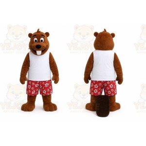 Brown Beaver Mascot Costume for Events and Promotions