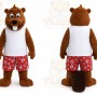 Brown Beaver Mascot Costume for Events and Promotions