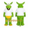 Green Dragon Mascot Costume for Children's Events