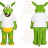 Green Dragon Mascot Costume for Children's Events