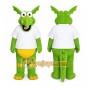 Green Dragon Mascot Costume for Children's Events