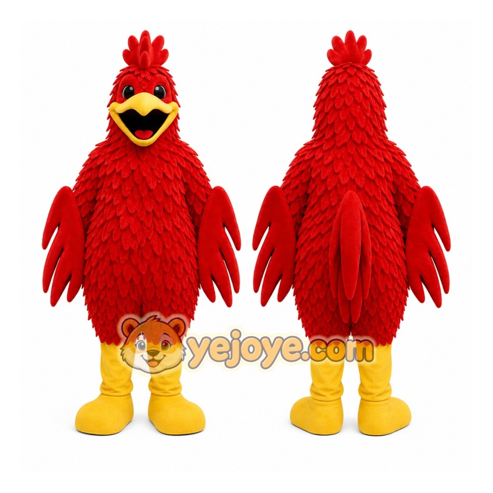 Red Bird Mascot Costume for Events and Promotions Red Bird Mascot Costume for Events and Promotions