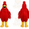 Red Bird Mascot Costume for Events and Promotions