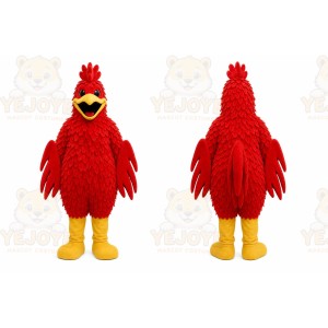 Red Bird Mascot Costume for Events and Promotions