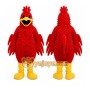 Red Bird Mascot Costume for Events and Promotions