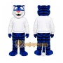 Blue Tiger Mascot Costume for Sports Events