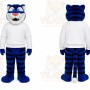 Blue Tiger Mascot Costume for Sports Events