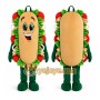 Green Sandwich Mascot Costume for Restaurant Promotions