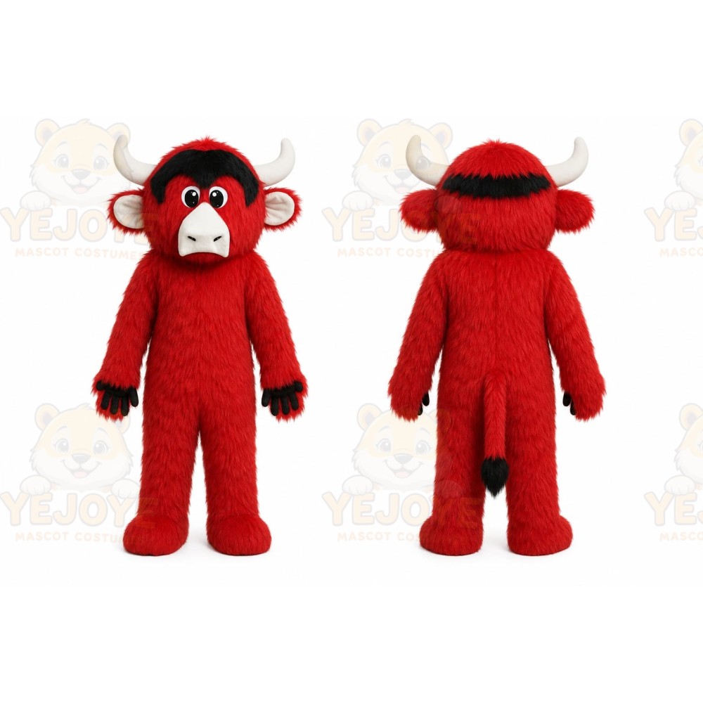 Red Bull Mascot Costume for Sports Events