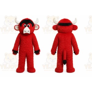 Red Bull Mascot Costume for Sports Events