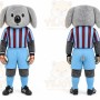Gray koala Mascot Costume for Sports Events