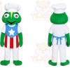 Green Frog Chef Mascot Costume for Restaurant Promotions