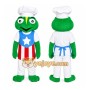 Green Frog Chef Mascot Costume for Restaurant Promotions