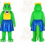 Green Alligator Mascot Costume for Children's Events