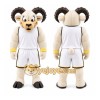 White Ram Mascot Costume for Sports Events