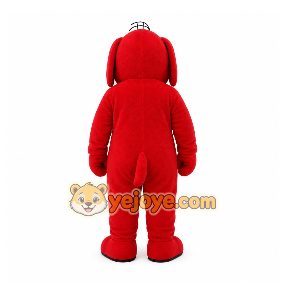Red Dog Mascot Costume for Children's Events Red Dog Mascot Costume for Children's Events