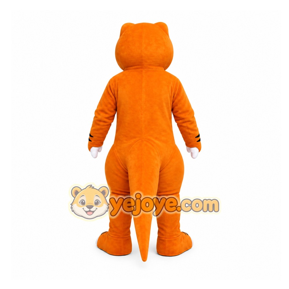 Orange Dinosaur Mascot Costume for Children's Events Orange Dinosaur Mascot Costume for Children's Events