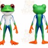 Green Frog Mascot Costume for Events and Promotions