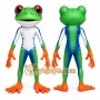 Green Frog Mascot Costume for Events and Promotions