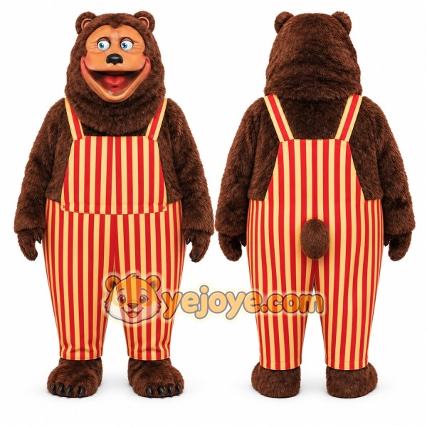 Brown Bear Mascot Costume for Events and Promotions