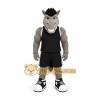 Gray Horse Mascot Costume for Sports Events Gray Horse Mascot Costume for Sports Events