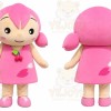 Pink Girl Mascot Costume for Children's Events