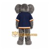 Gray Elephant Mascot Costume for Sports Events