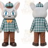 Gray Cat Mascot Costume for Events and Promotions