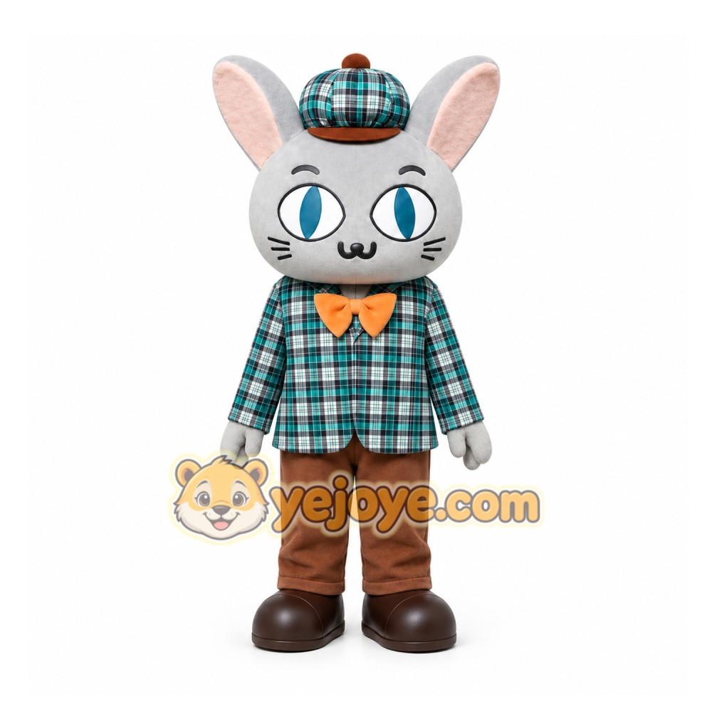 Gray Cat Mascot Costume for Events and Promotions Gray Cat Mascot Costume for Events and Promotions