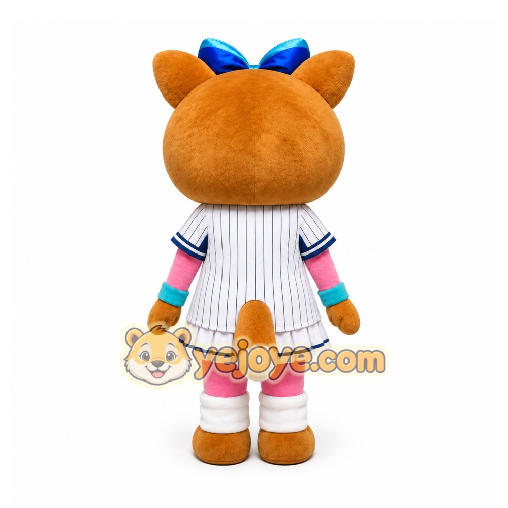 Brown Cat Mascot Costume for Sports Events Brown Cat Mascot Costume for Sports Events