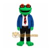 Green Frog Mascot Costume for Corporate Events
