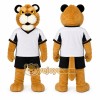 Brown Tiger Mascot Costume for Sports Events Brown Tiger Mascot Costume for Sports Events