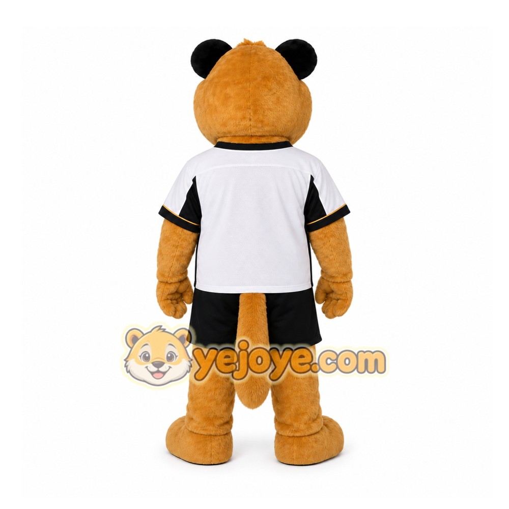 Brown Tiger Mascot Costume for Sports Events Brown Tiger Mascot Costume for Sports Events