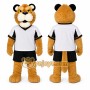 Brown Tiger Mascot Costume for Sports Events