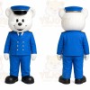 White Bear Mascot Costume for Corporate Events