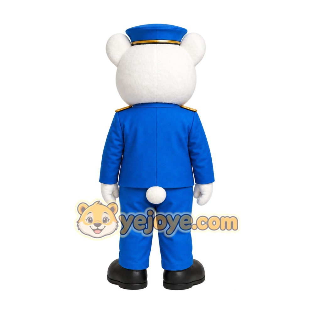 White Bear Mascot Costume for Corporate Events White Bear Mascot Costume for Corporate Events