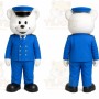 White Bear Mascot Costume for Corporate Events