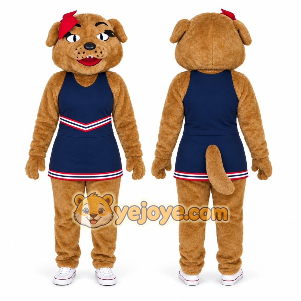Brown Dog Mascot Costume for School Events Brown Dog Mascot Costume for School Events