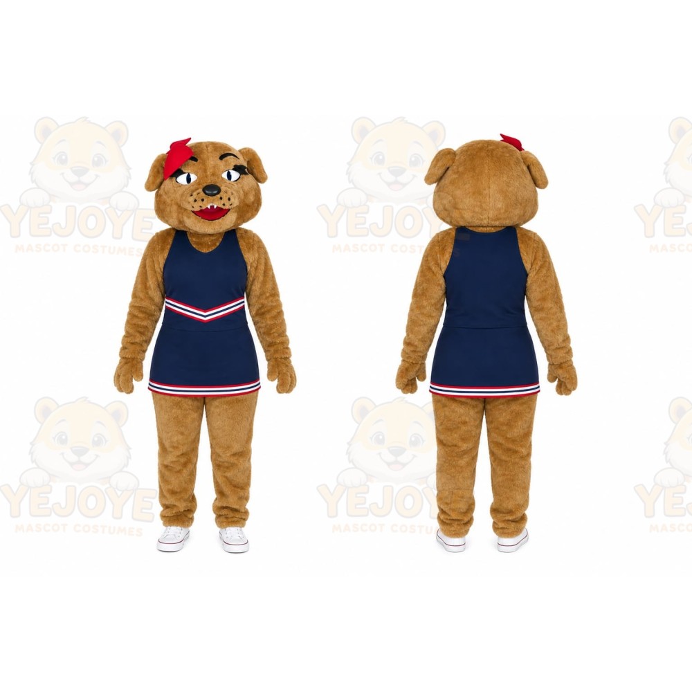 Brown Dog Mascot Costume for School Events