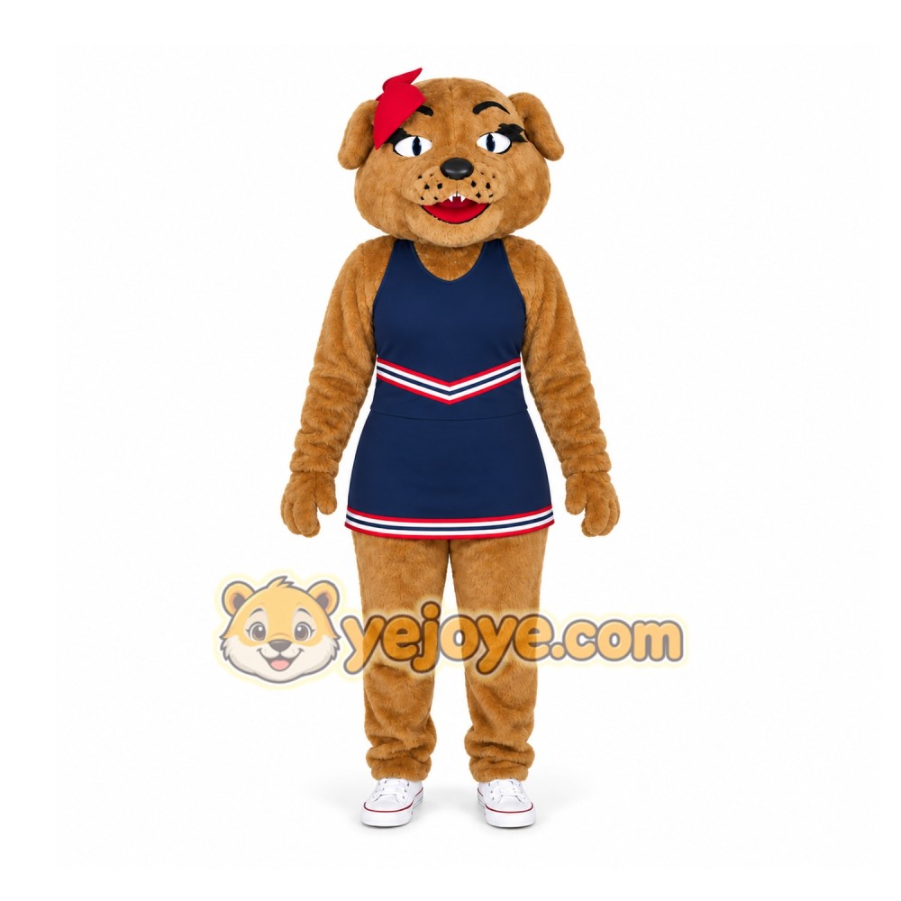 Brown Dog Mascot Costume for School Events Brown Dog Mascot Costume for School Events