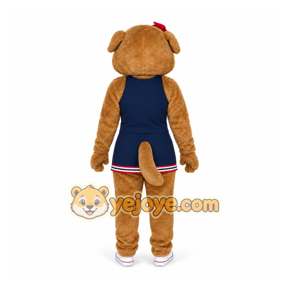 Brown Dog Mascot Costume for School Events Brown Dog Mascot Costume for School Events